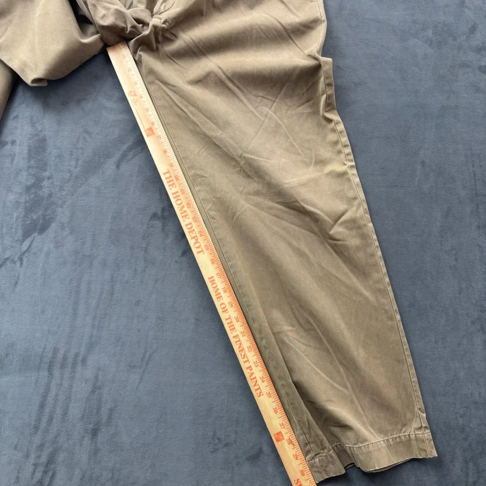 Banana Republic Relaxed Fit Dawson Chinos Men 38x32 Khaki Tan Cotton Twill Pants
